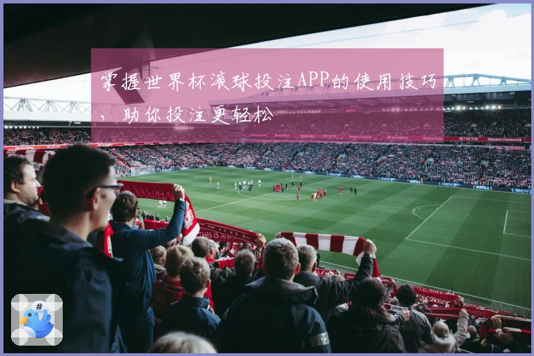 掌握世界杯滚球投注APP的使用技巧，助你投注更轻松